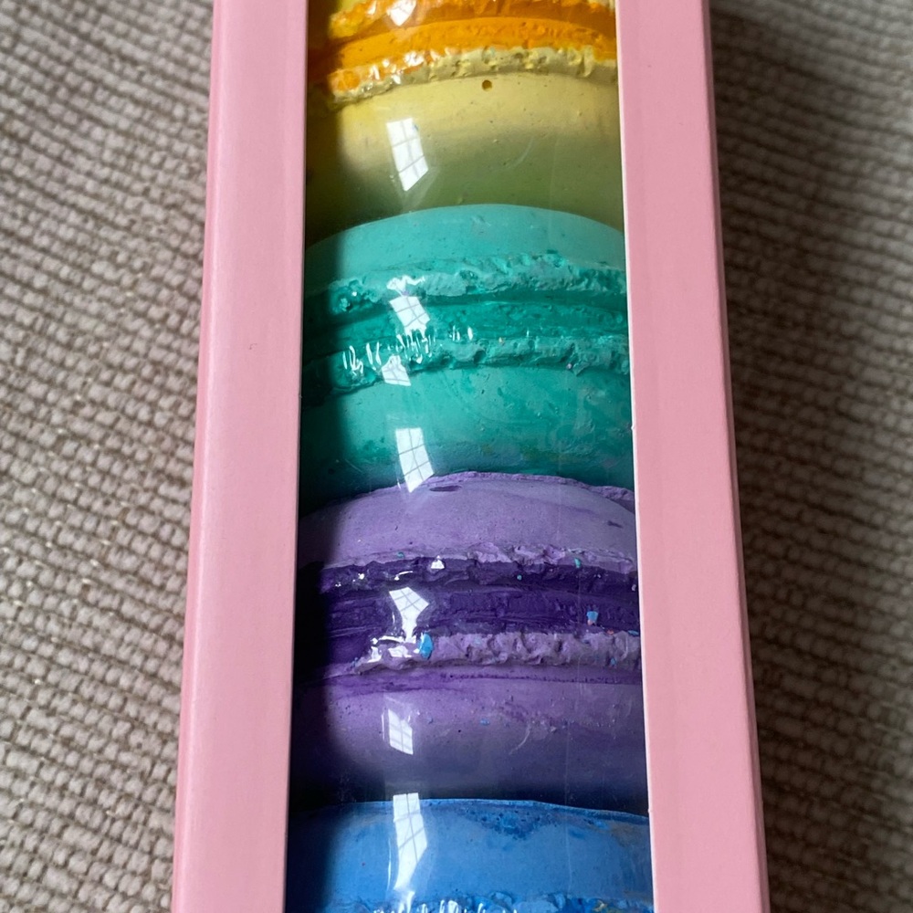 Colorful Macaron Chalk Set 6pc - Picture 3 of 4